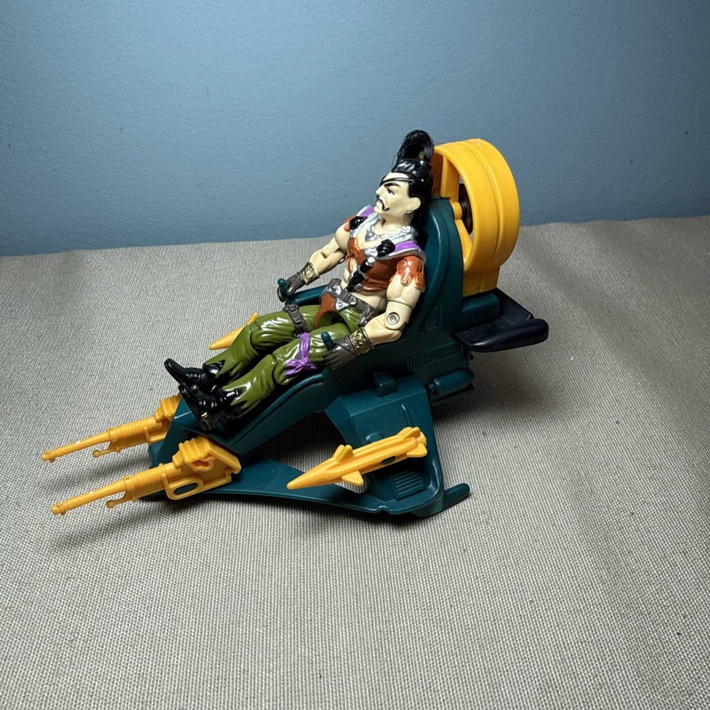 Vintage 1987 GI Joe Dreadnok Zanzibar Air Skiff Hasbro ARAH Incomplete Figure