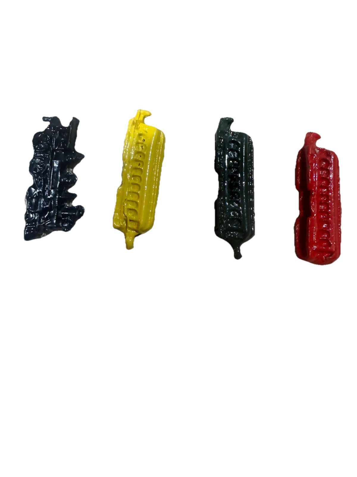 Vintage Dollhouse Miniature Metal Toy Train Set 1:12 Scale 4 Piece