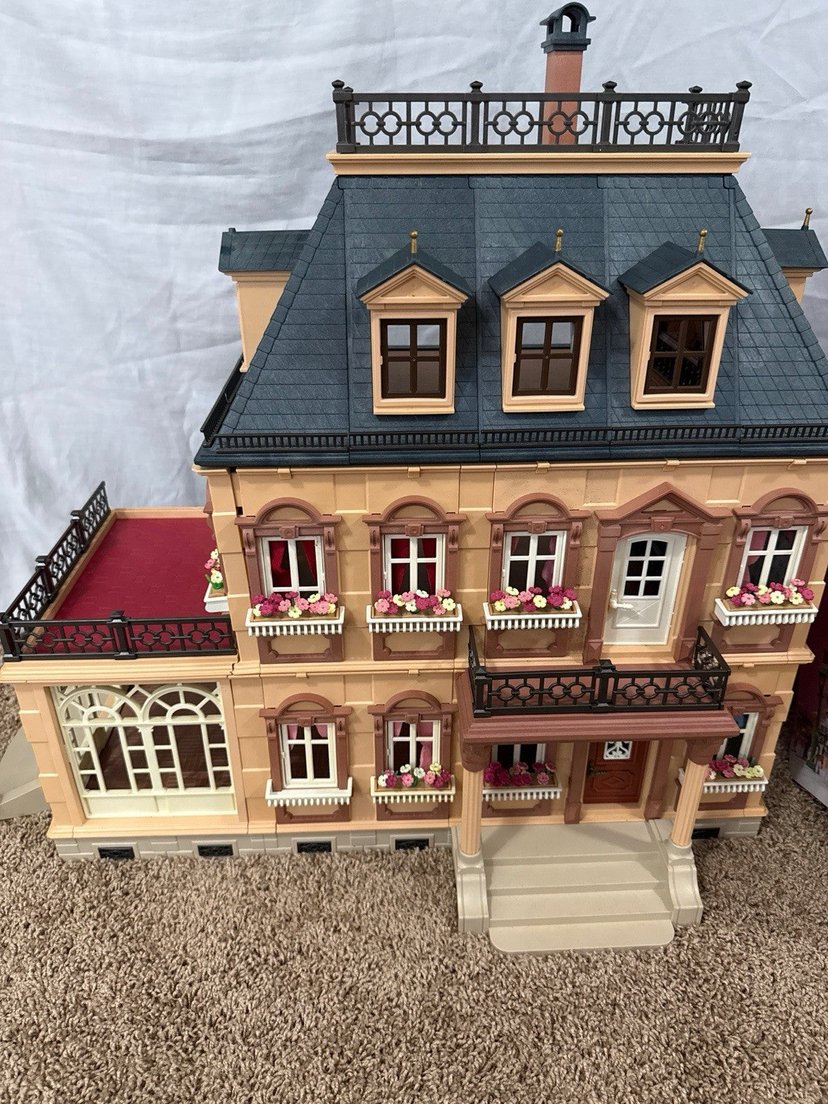 Vintage Playmobil 5300 Victorian Mansion 98% Complete+ 9 Partial Sets with Box