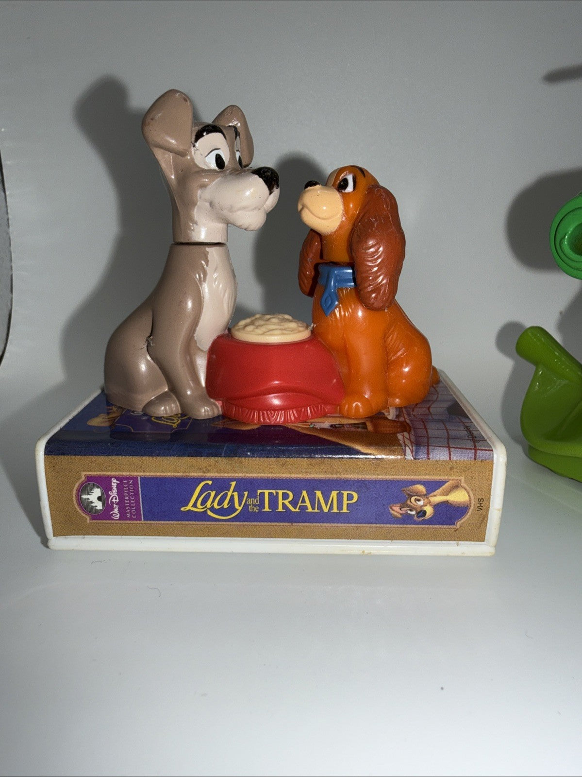 Lot Of 4 Vintage Disney Happy Meal Toys Lady Tramp Flick Tarzan Rescue Rangers