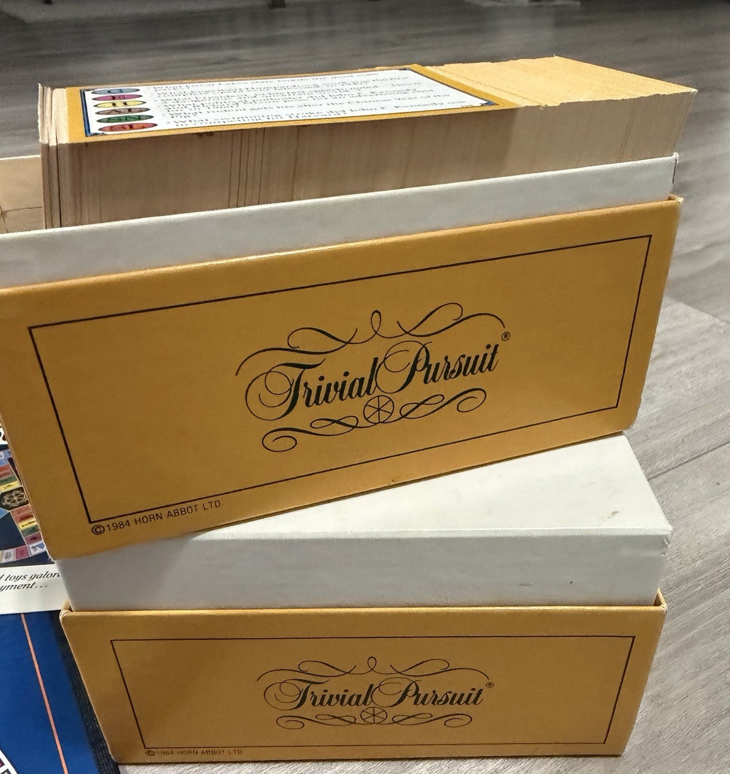 Trivial Pursuit Genius Ed. Young Players 1984  & Sports Ed. 1981 VTG Lot of  2