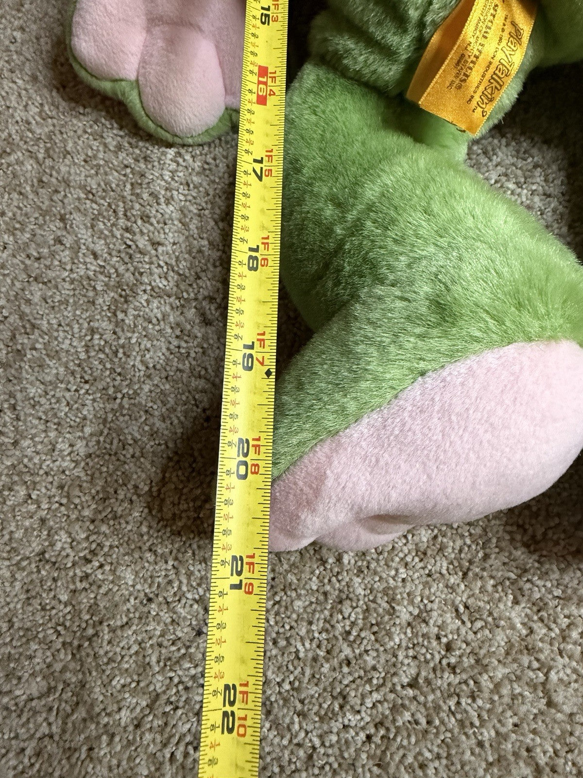 Vintage 1993 PlayTalkin Fritz Frog Plush Mighty Star Talking Character Toy