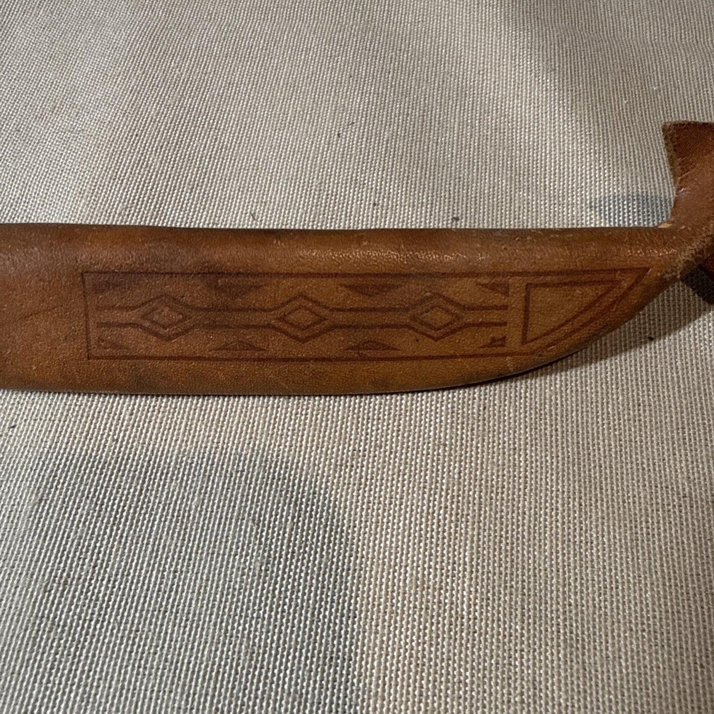 Vintage J Marttiini Finland Fillet Knife With Leather Sheath