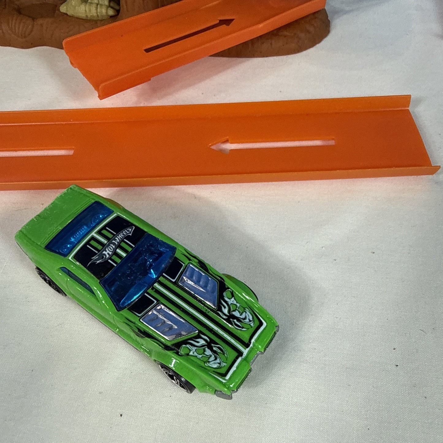 Hot Wheels Trick Tracks Tail Bash Playset Complete Instructions Ad Card Set of 2
