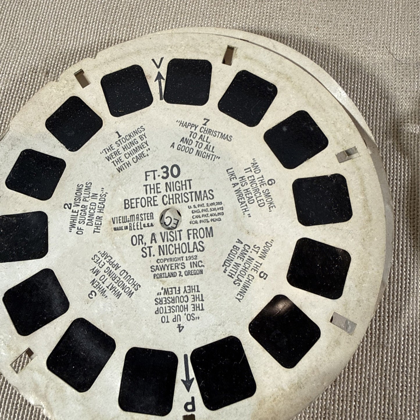 Vintage 1950s Sawyers View Master Reel Lot 3 Viewers + 31 Reels + cases