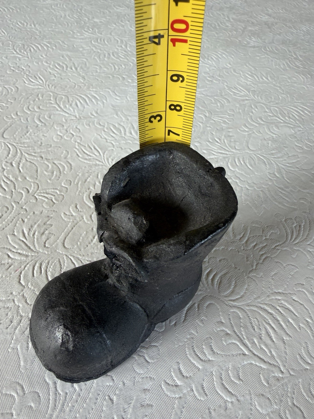 Vintage Cast Iron Boot Planter Trinket Dish Souvenir Buckhorn Lodge KY 1982