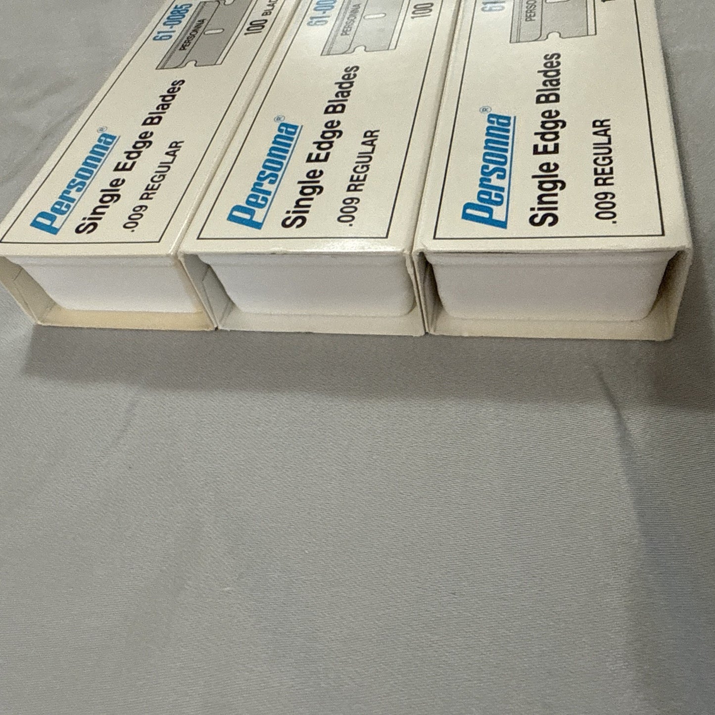Personna 61-0085 Single Edge Blades .009 Carbon Steel 3 Pack 300 Count