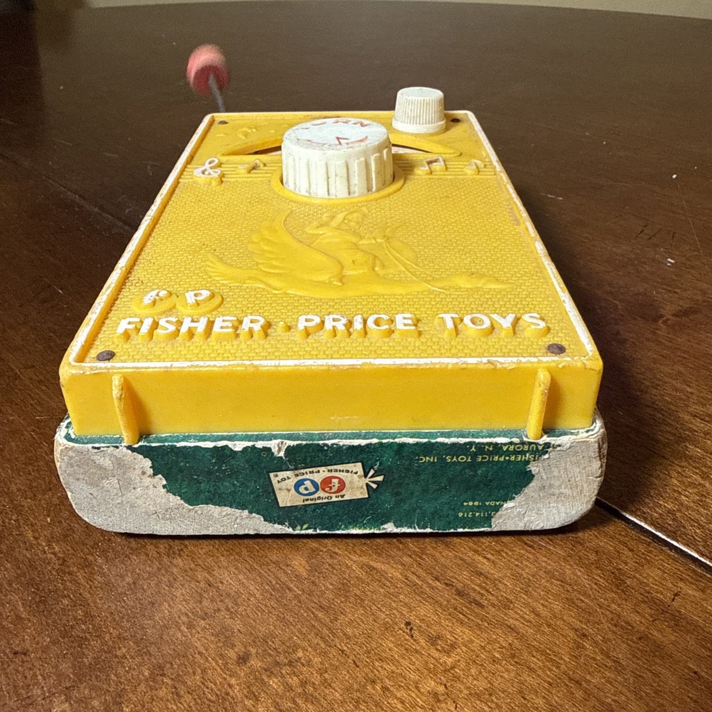 Vintage Lot of 2 Fisher Price Jack and Jill Music Box Radio & Pocket Radio WORKS