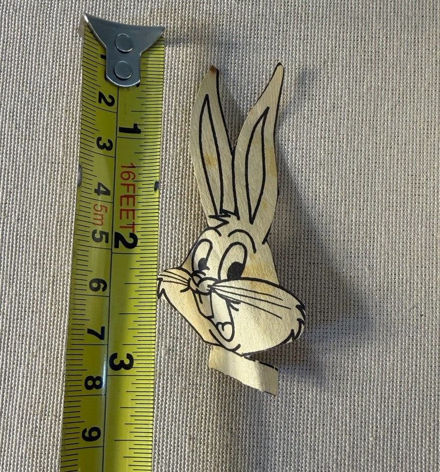 Vintage Looney Tunes Lot Bugs Bunny Wrapping Paper Pencil Case Desk Cup Toys