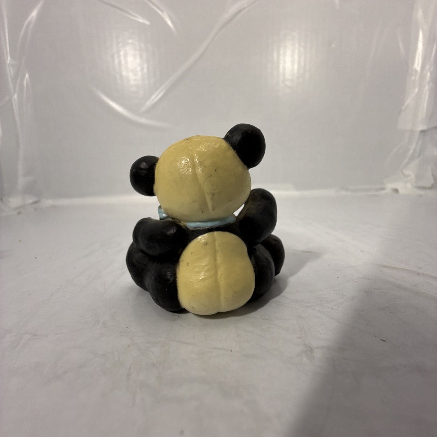 Vintage Miniature Panda Bear Figurines Christmas Happy Animal Lot of 4 Hong Kong