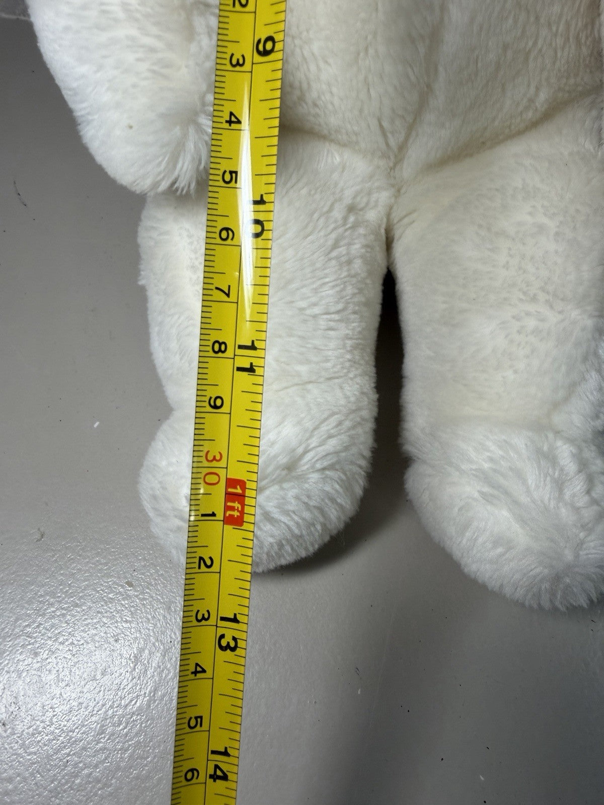Vintage Princess Soft Toys White Teddy Bear Plush Lot 2 Stuffed Animal Bears