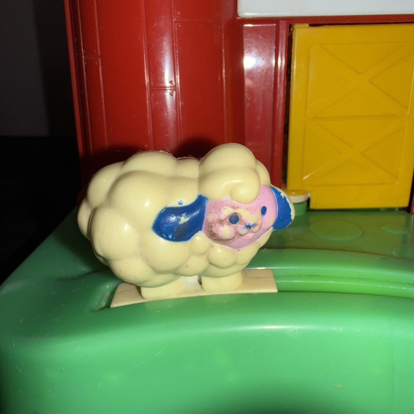 Vintage Playskool Activity Farm 1989 Pop Up Toy Take Along WORKS