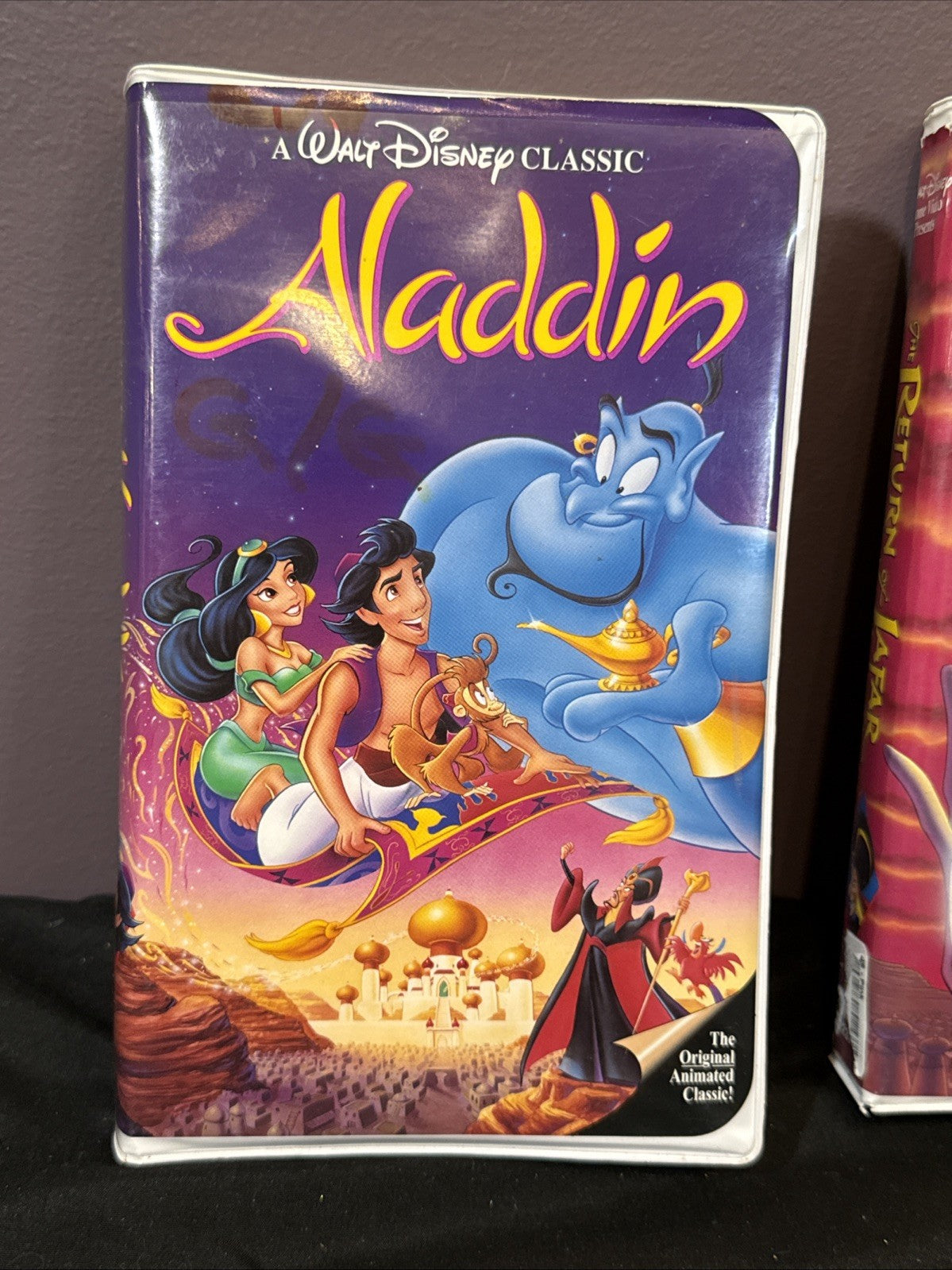 Disney Aladdin VHS Lot Return of Jafar Animated Movie Tapes