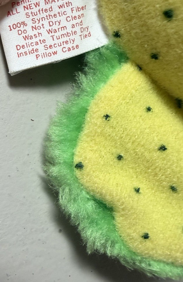 Vintage 1981 Kenner Strawberry Shortcake Tea Time Turtle Plush Apple Dumplin