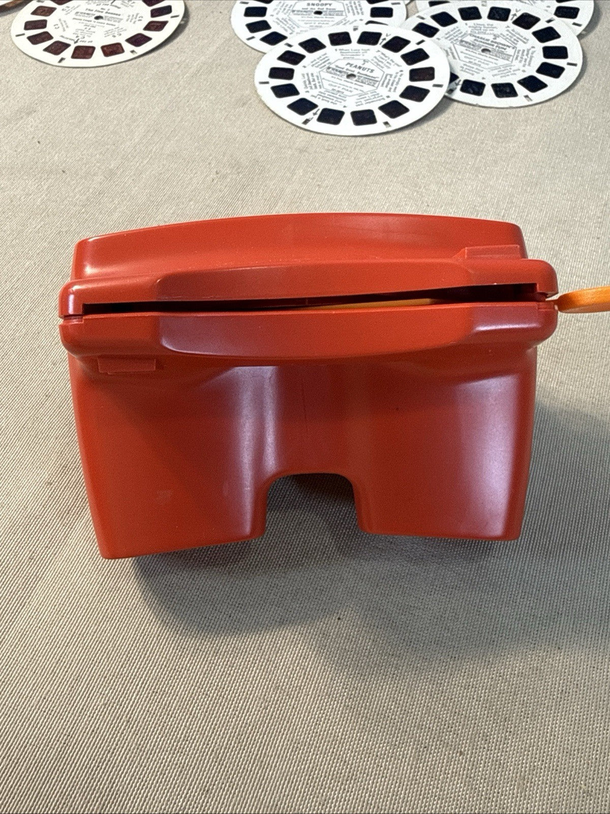 Vintage View Master Blue Collector’s Case 3 Red View Master 3D & 39 Reels