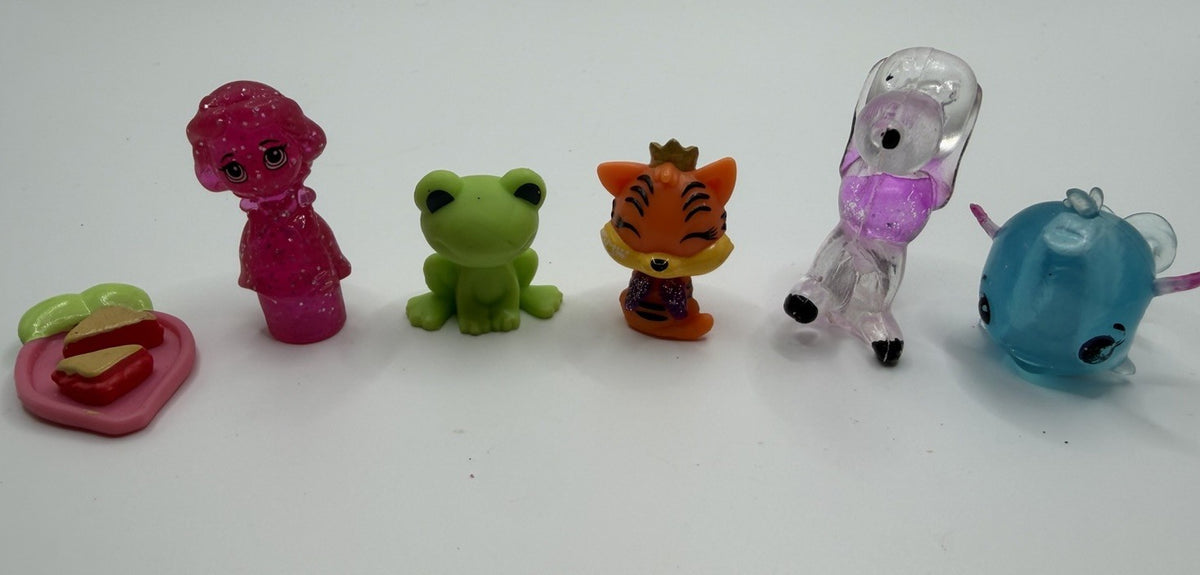 Mixed Mini Toy Figures Lot 20+ Hatchimals Shopkins Animals Creatures Kids Toys