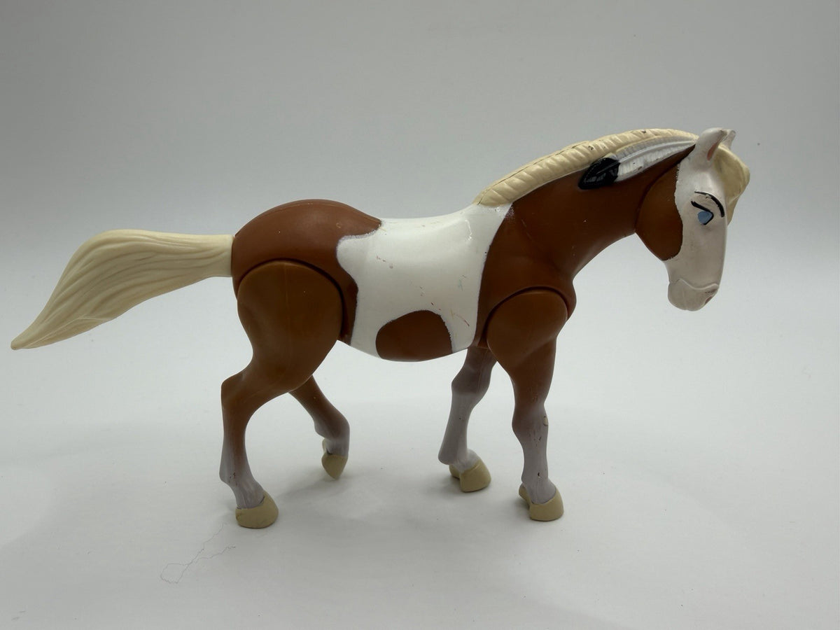 DreamWorks Spirit Stallion Cimarron Burger King Horse Figures Toy Lot 4 Vintage