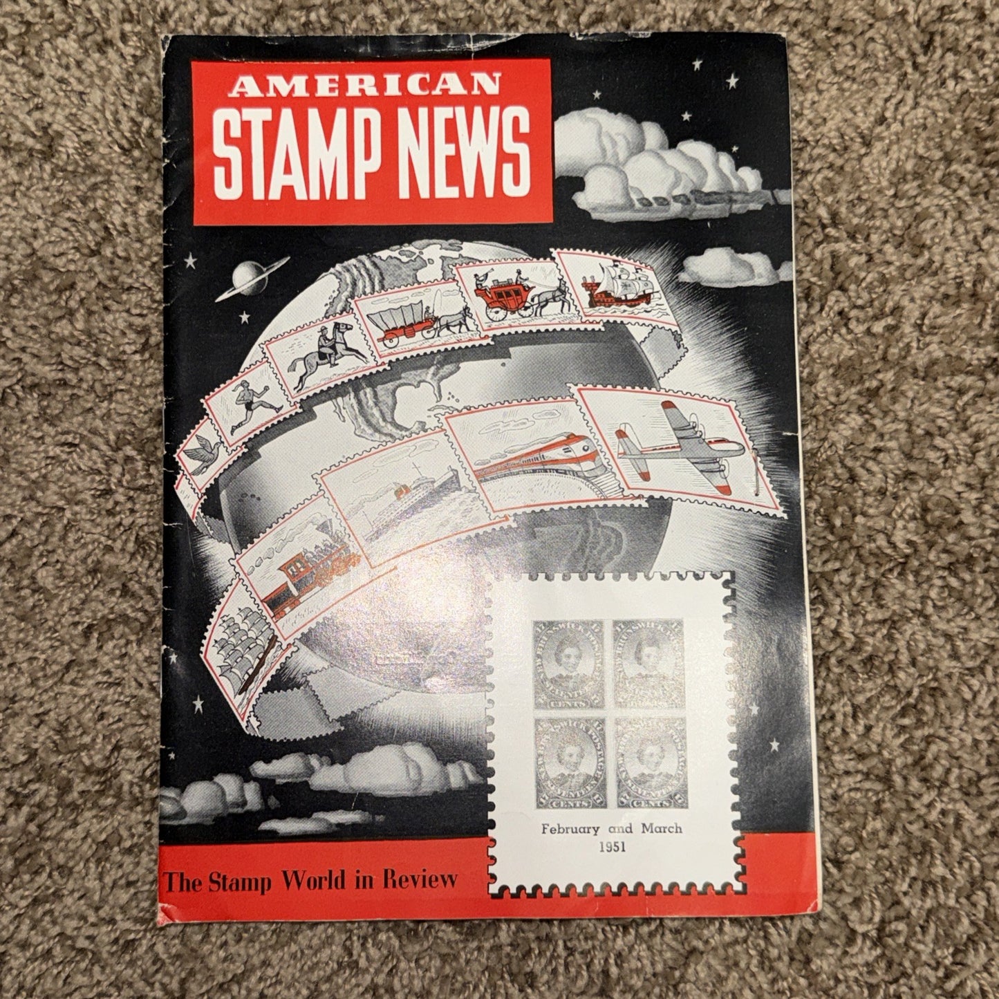 American Stamp News Stamp Finder Digest Lot 1946-1951 Philately Lot of 9