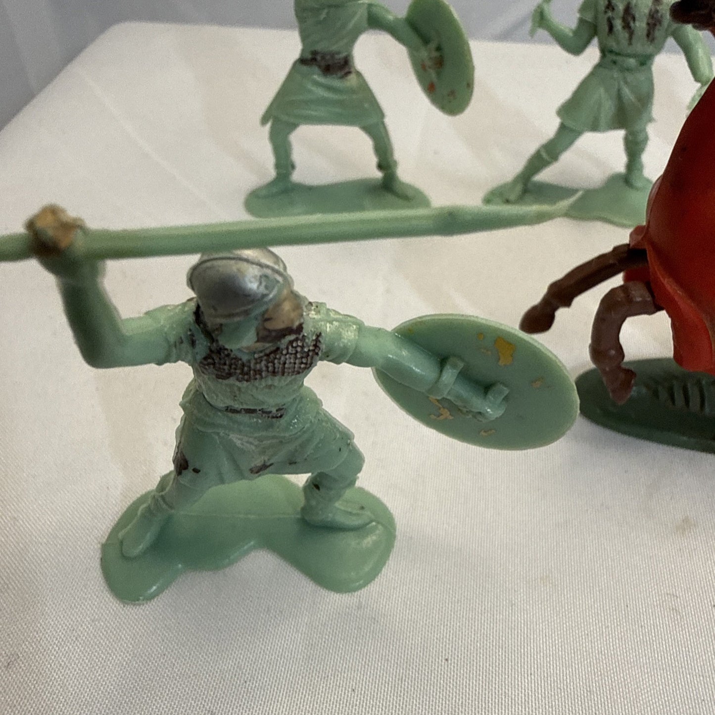Marx & Britains Medieval Knights Horses Vikings Figures Mixed Lot of 8