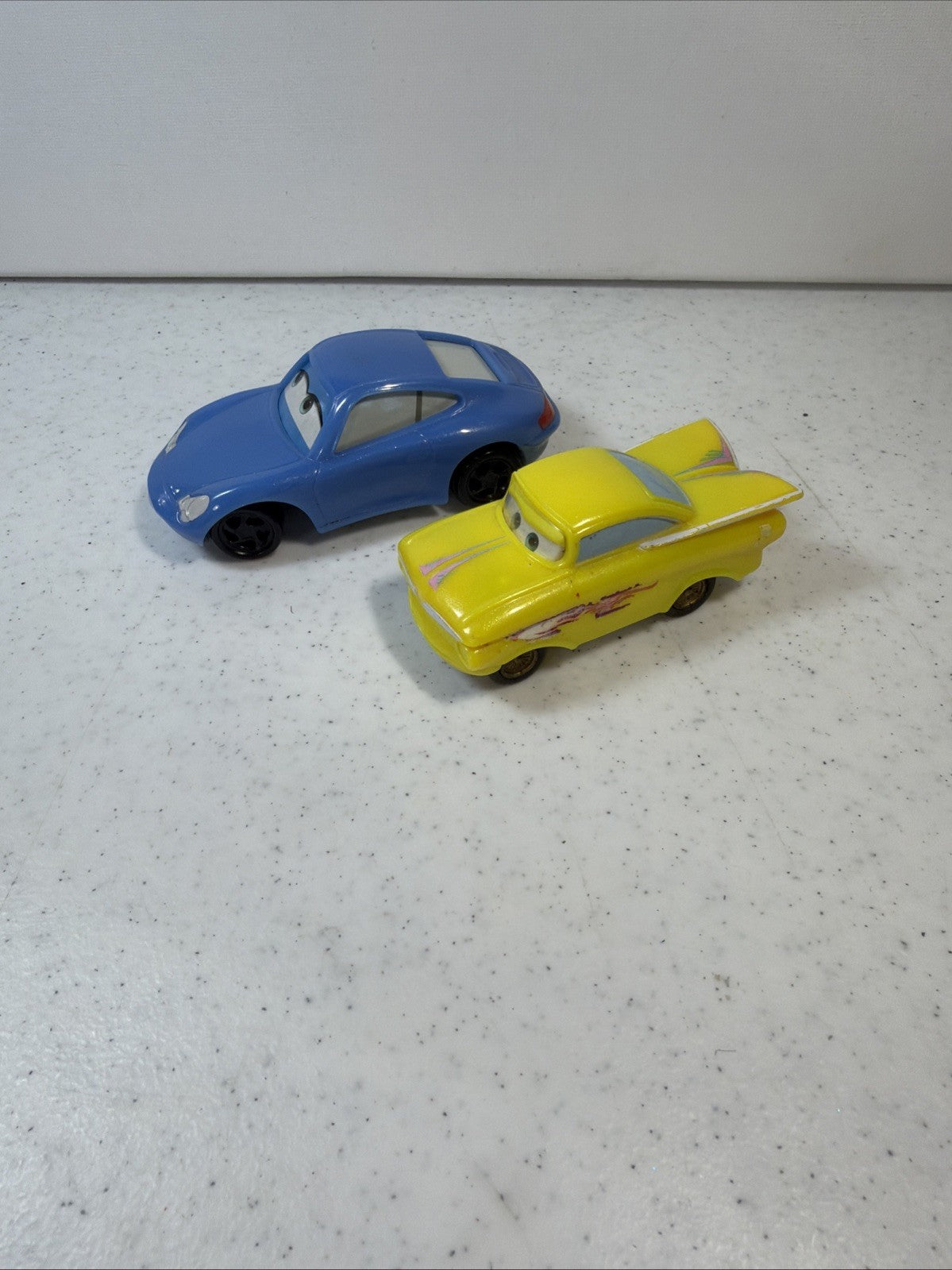Disney Pixar Cars Toy Lot Of 6 Lightning McQueen Mater Sally Wingo Flo Boost