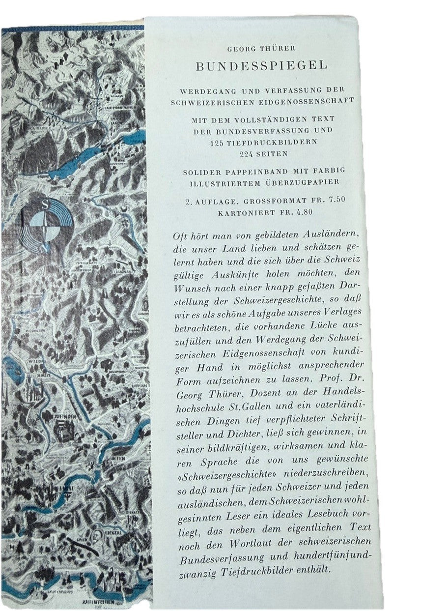 Vintage 1950 Jack and Fred Go To Switzerland Book Text in German