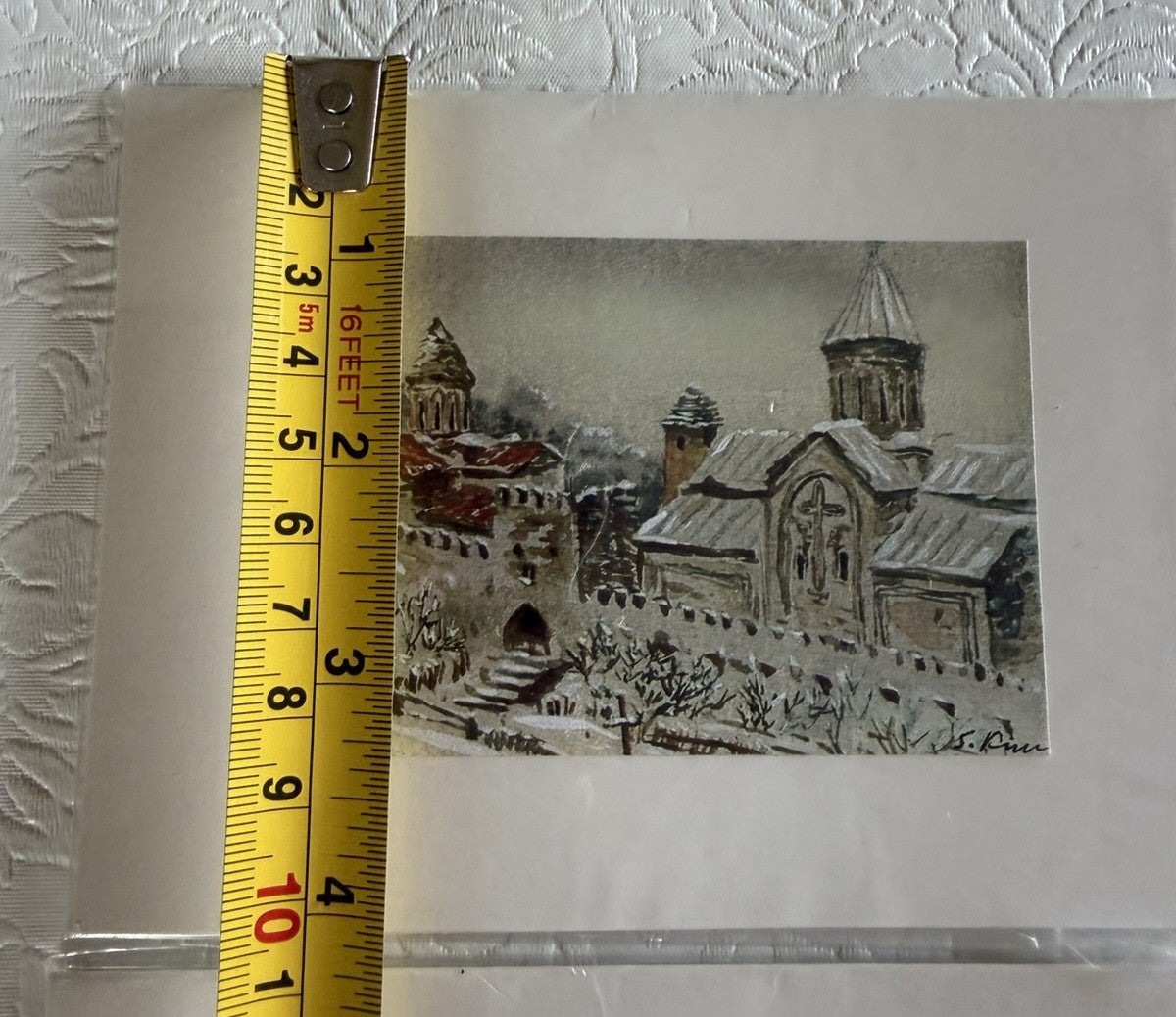 Georgia Tbilisi Watercolor Art Prints Matted Architecture Cityscape Art Lot of 5