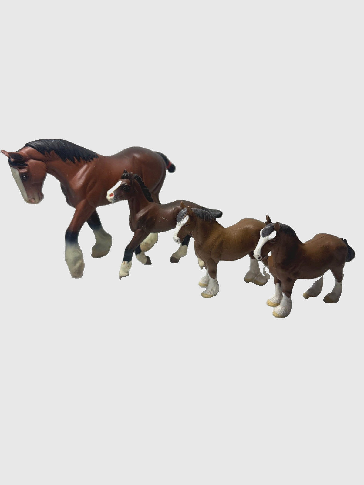 Vintage Britains Ltd 1970s Safari Ltd 2004 Clydesdale Horse Stallion Colt Lot 4