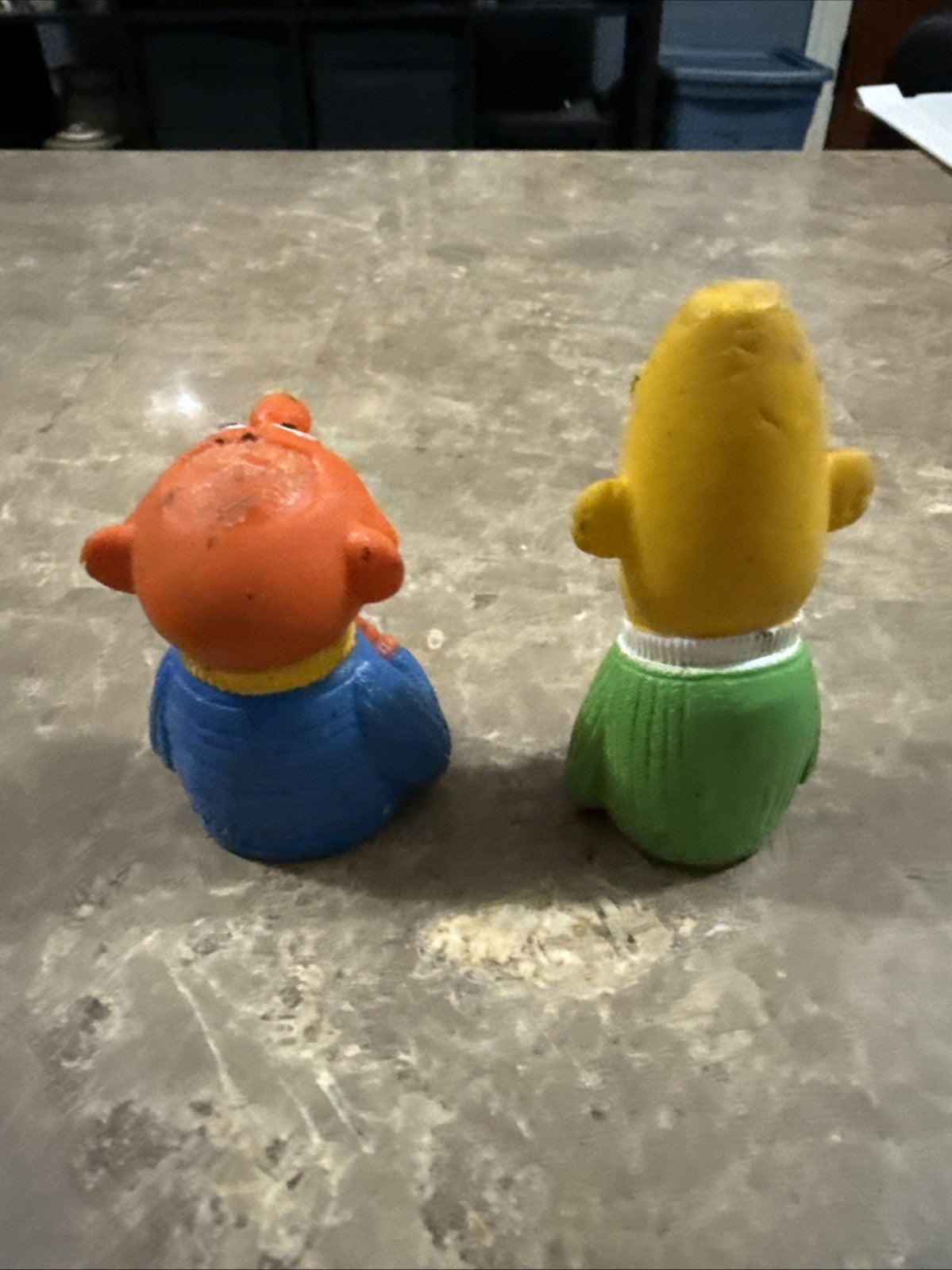 Vintage Muppets Inc Sesame Street Finger Puppets Lot 5 Bert Ernie Grover 1970s