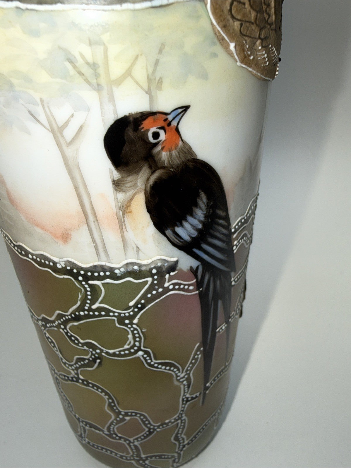 Vintage Noritake Vase Rare Art Deco Style 7x3