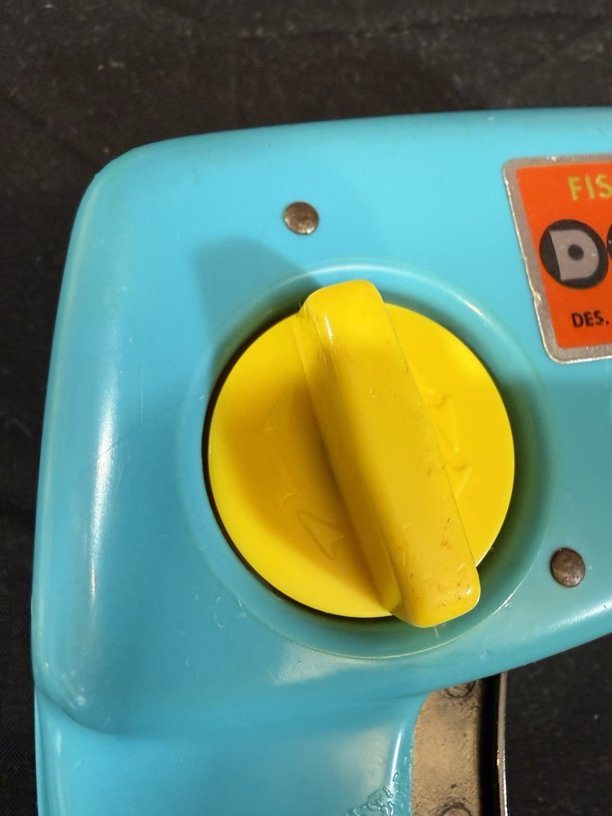 Vintage 1970's Fisher Price Tool Kit With Tools And Drill #924 * VERY NICE!
