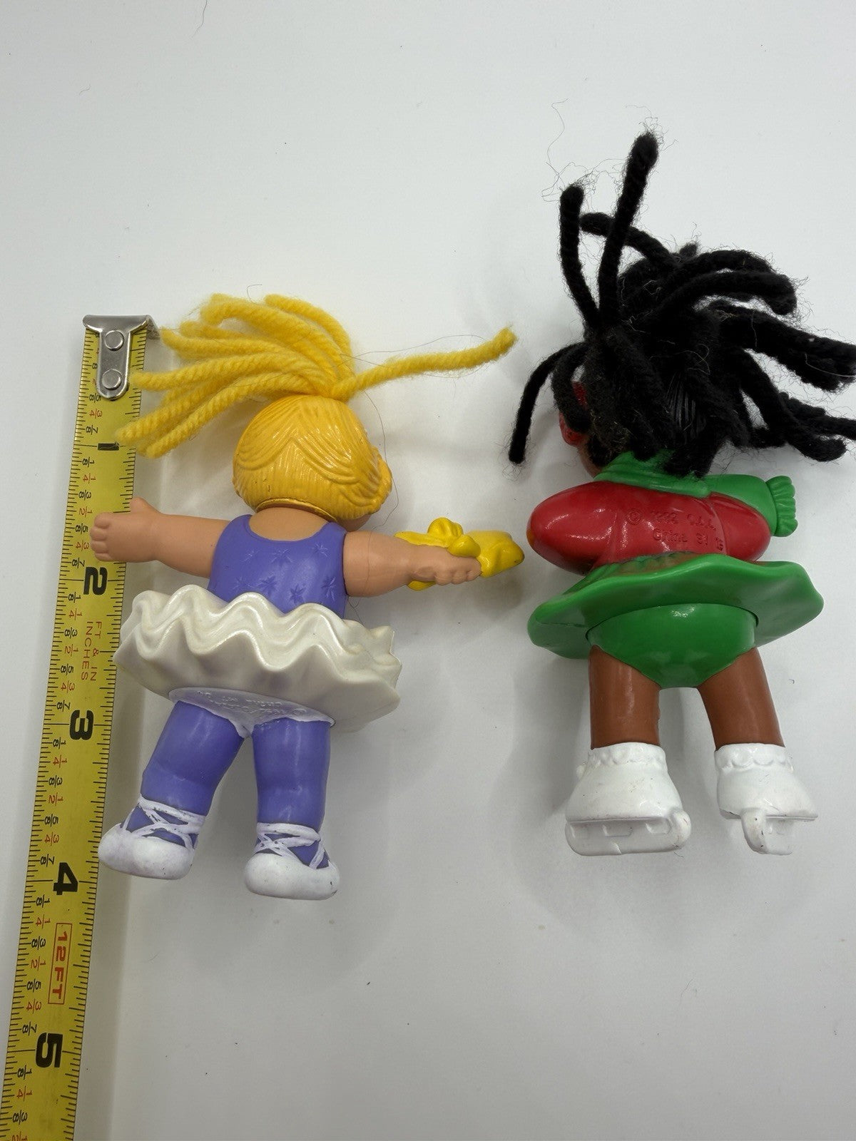 Vintage 1992 Cabbage Patch Kids PVC Figures OAA Dance Ice Skater Toy Lot of 4