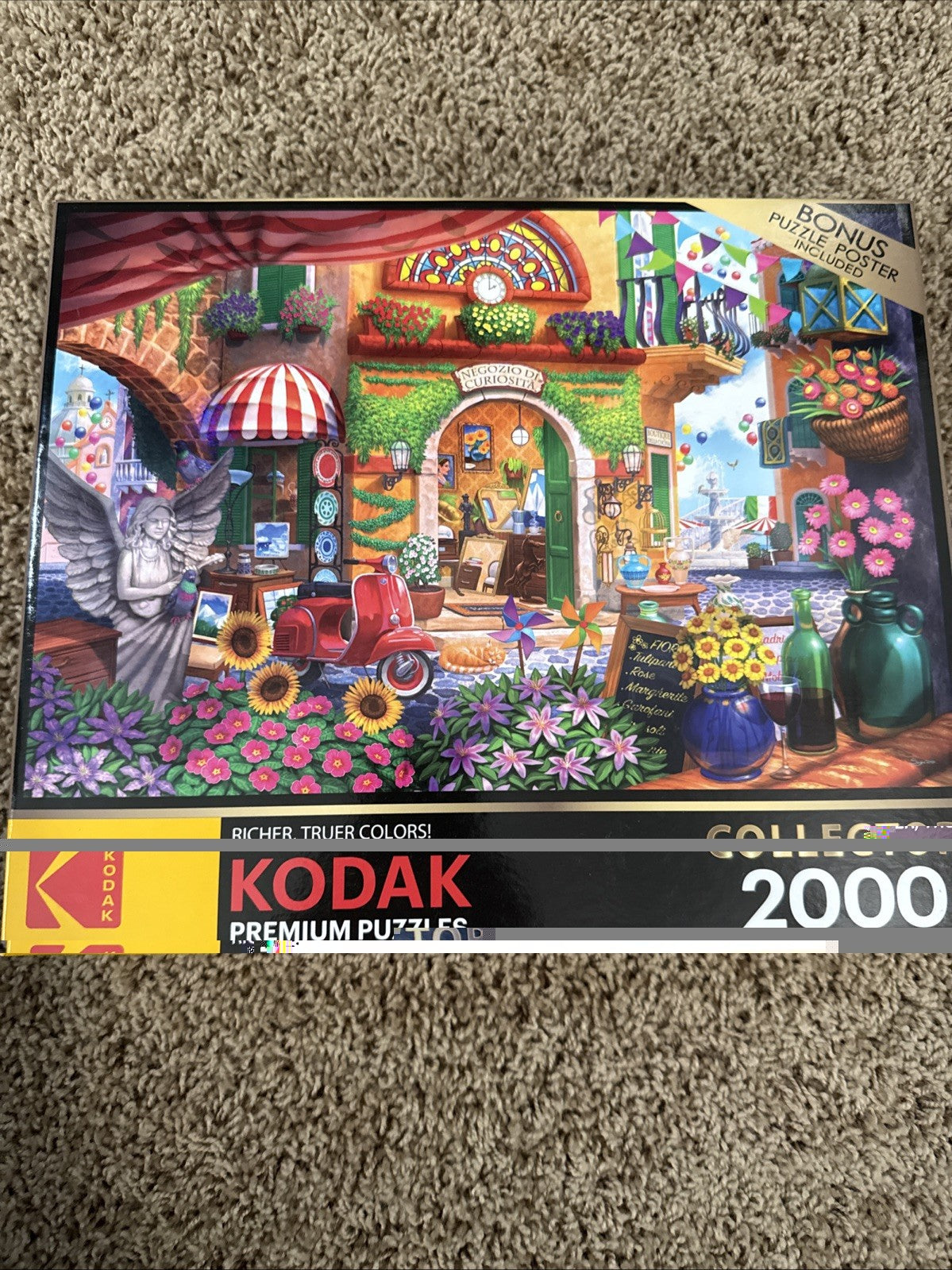2000 Pc Puzzle Lot 2 Old Storage Room Little Italian Curiosity Shop Ceaco Kodak