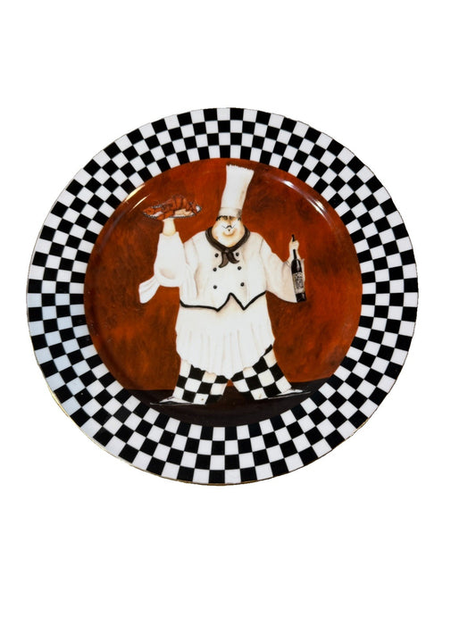 Jennifer Garant Fat Chefs Collection Lobster Anyone Ceramic Dinner Plate Kitchen