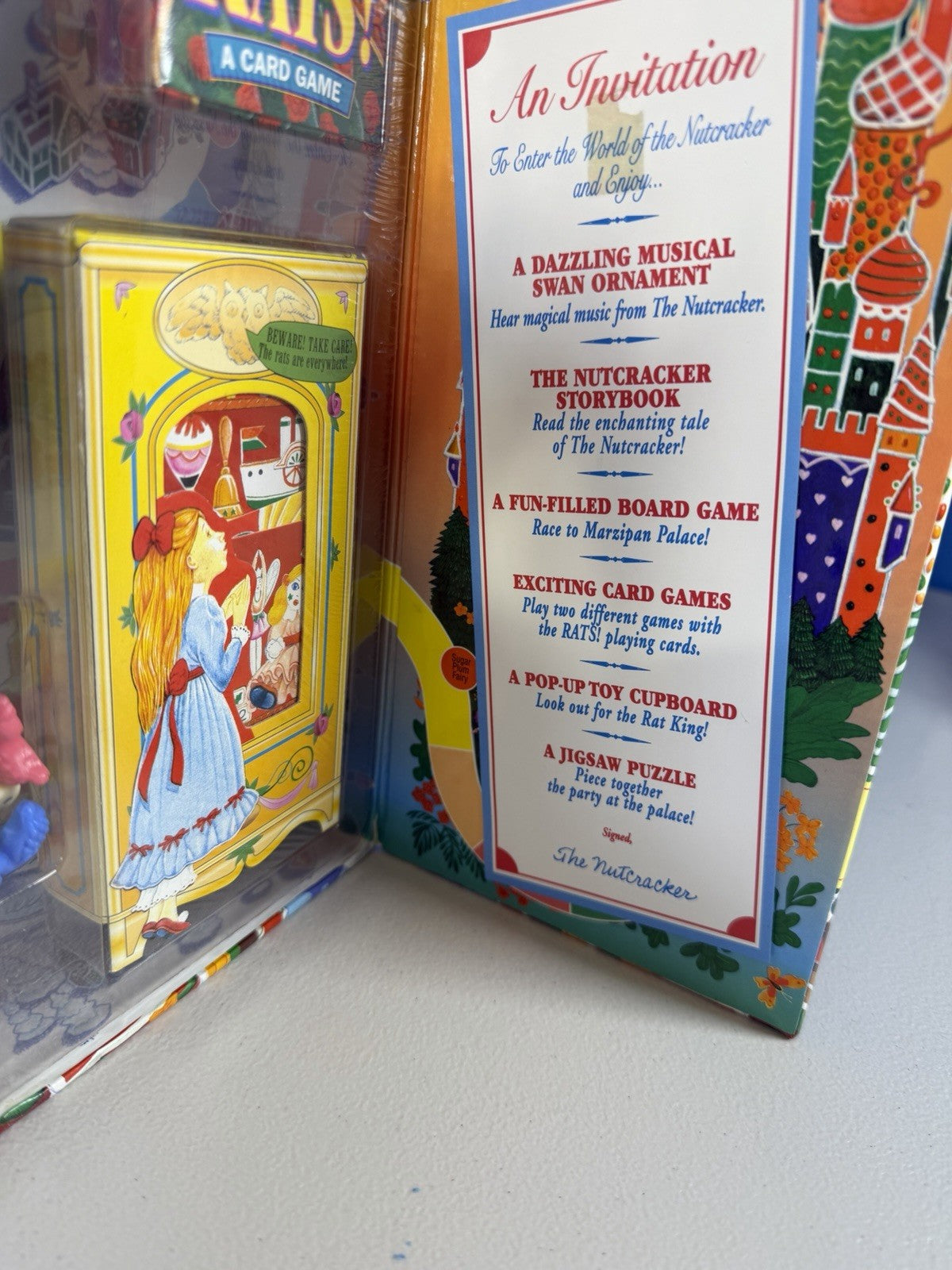 Vintage 1996 Reader's Digest The Nutcracker Interactive Story Box Activity Set