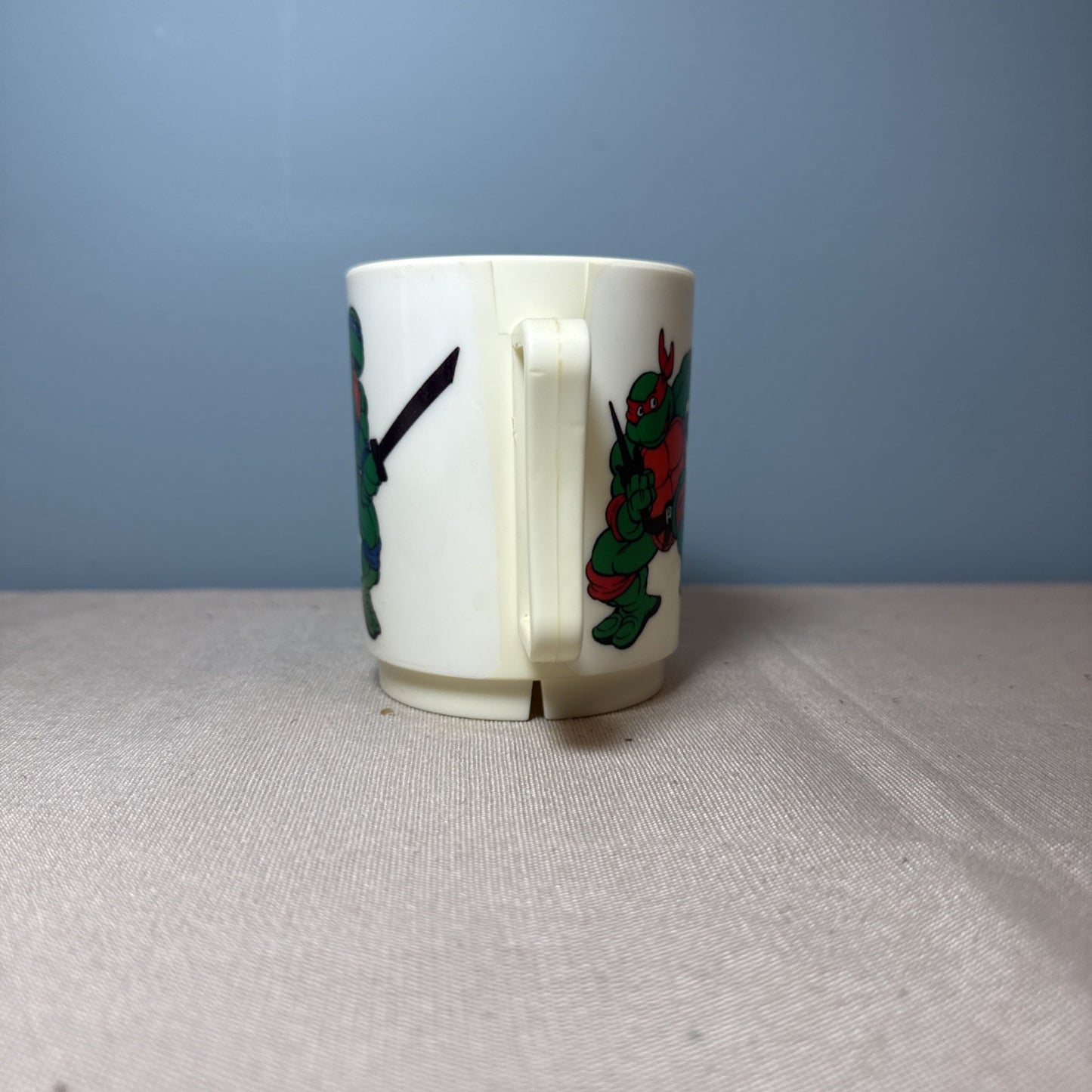 Teenage Mutant Ninja Turtles Peter Pan Plastic Cup 1989 Mirage Studios USA
