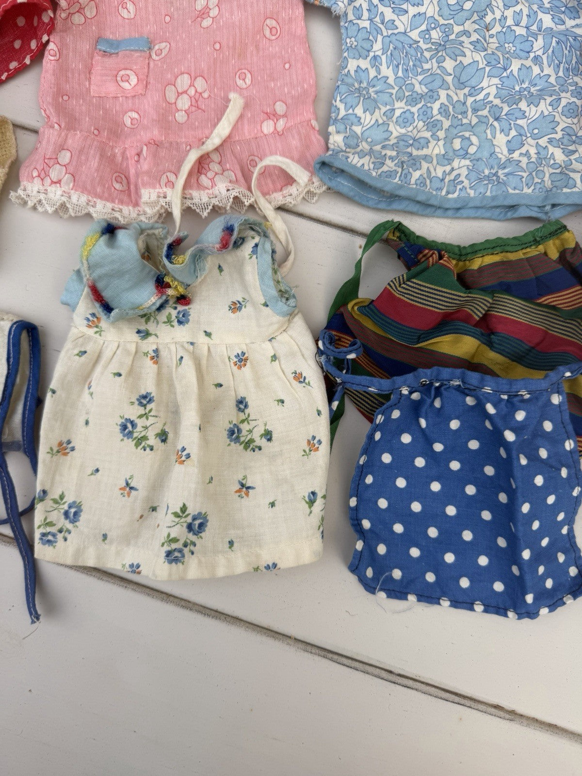 Vintage 1969 Horseman Doll  Pink Doll Steamer Trunk and Vintage Doll Clothes