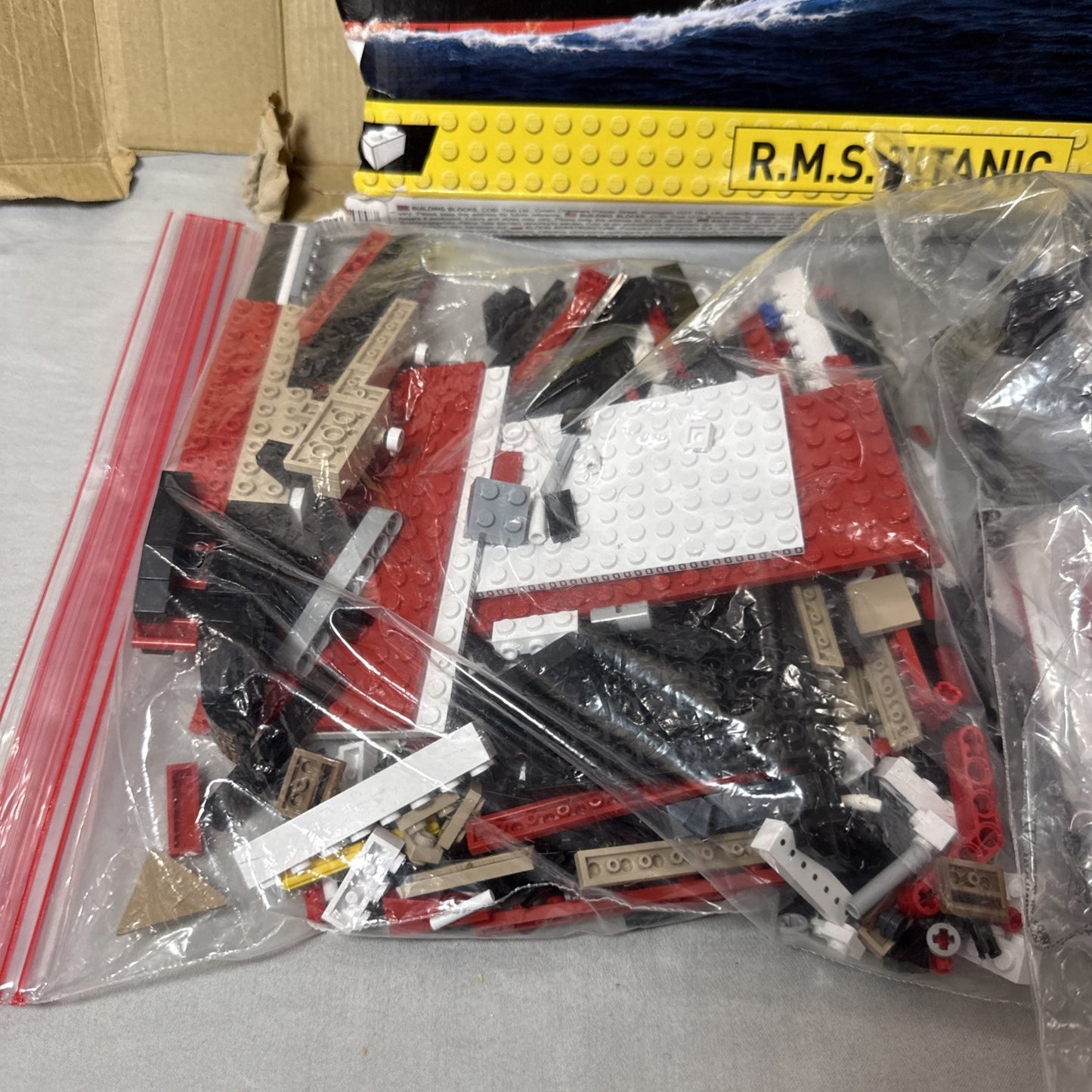 COBI Historical Collection RMS Titanic 1929 Building Block Set Incomplete