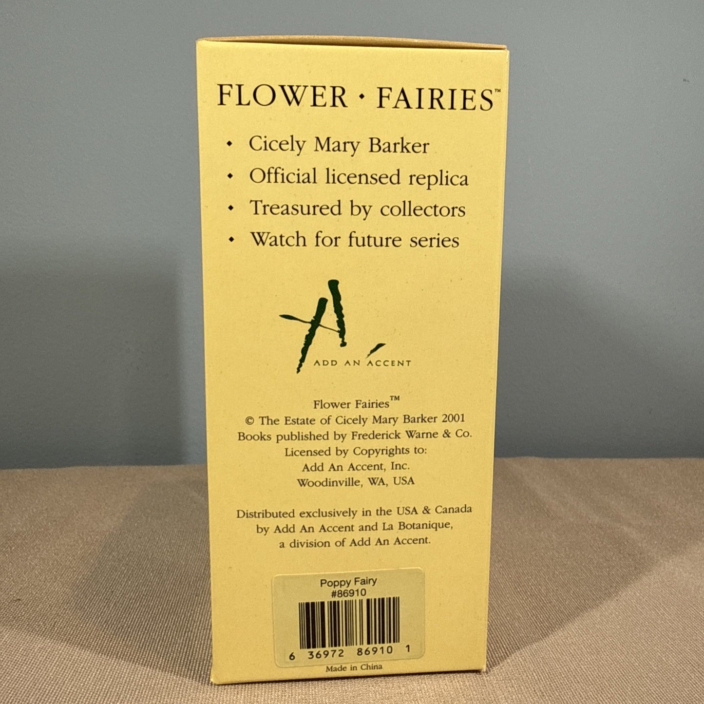 Cicely Mary Barker Retired 1996 POPPY FAIRY Flower Fairies Figurine #86910