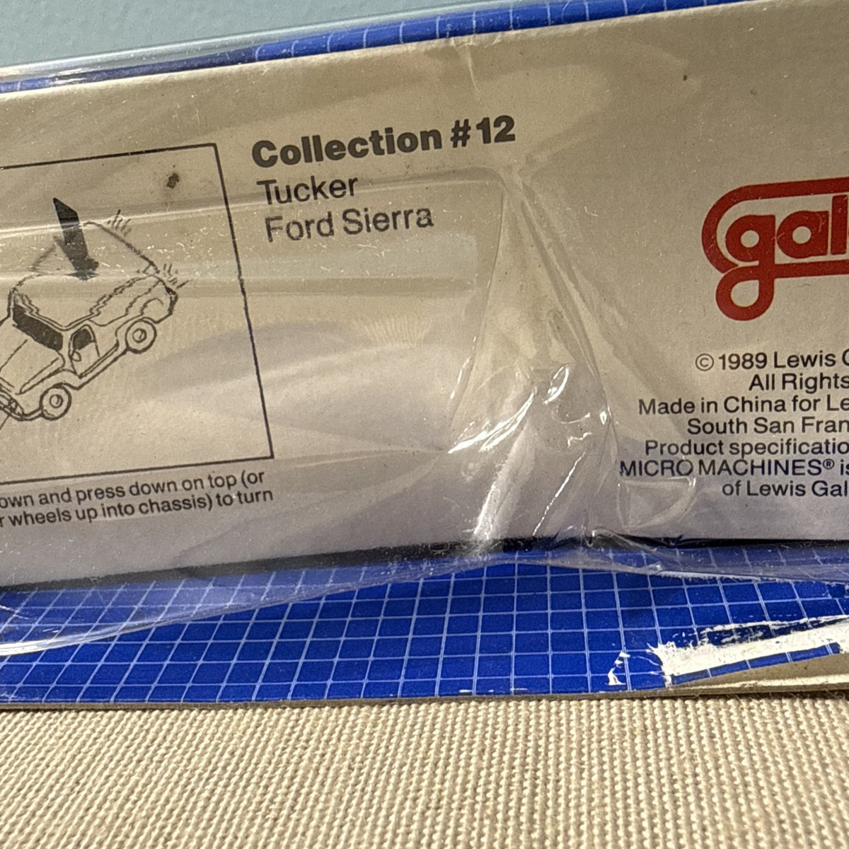 Vintage 1989 Galoob Micro Machines Micro Lights Set 12 Tucker Torpedo See Photos
