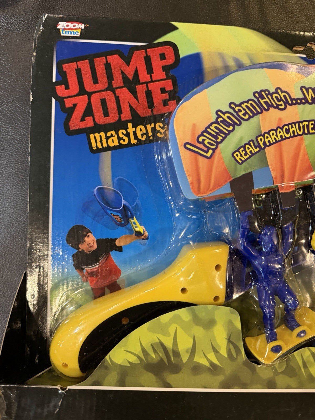 2005 Prime Time Toys Jump Zone Masters Parachute Launcher Sealed NOS