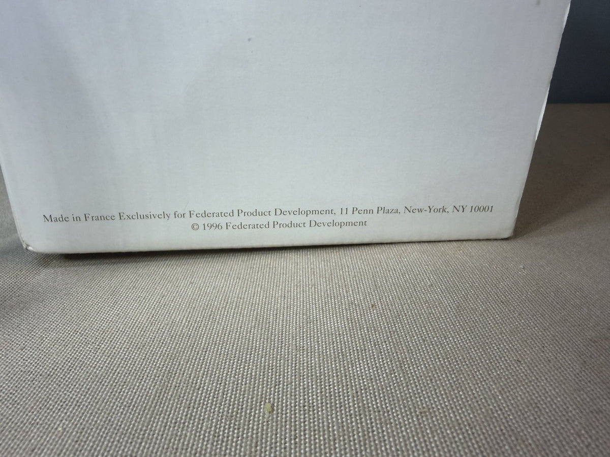 Royal Gallery of Crystal Heavy Cut Glass Beverage Pitcher 8 Inch original Box