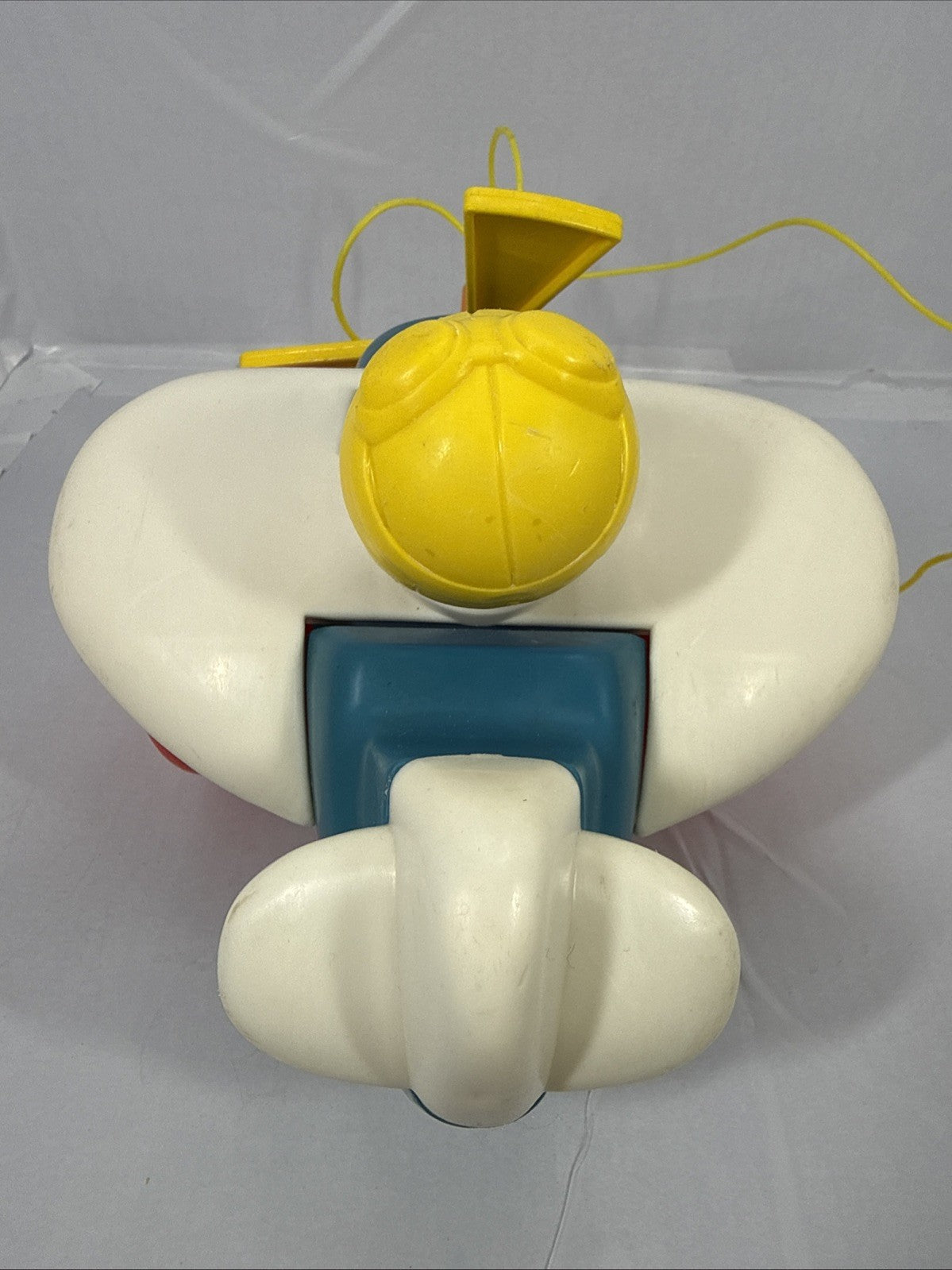 Vintage Fisher Price Airplane Pull Toy 171 Sound Motion Works Plane
