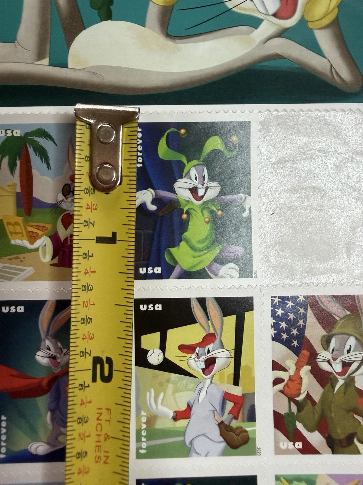 USPS Character Forever Stamp Lot Bugs Bunny Sesame Street Disney Pixar Stamps