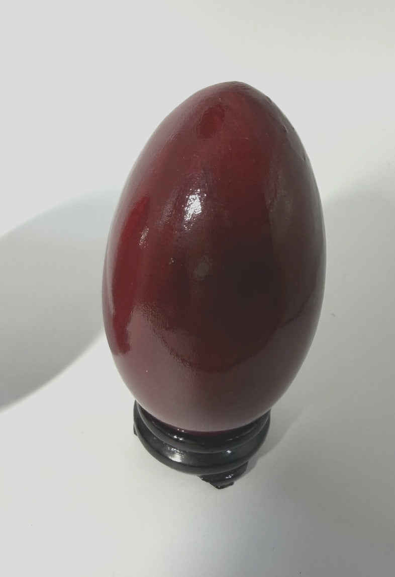 Zhostovo Hand Painted Lacquerware Wooden Eggs Floral With Stands