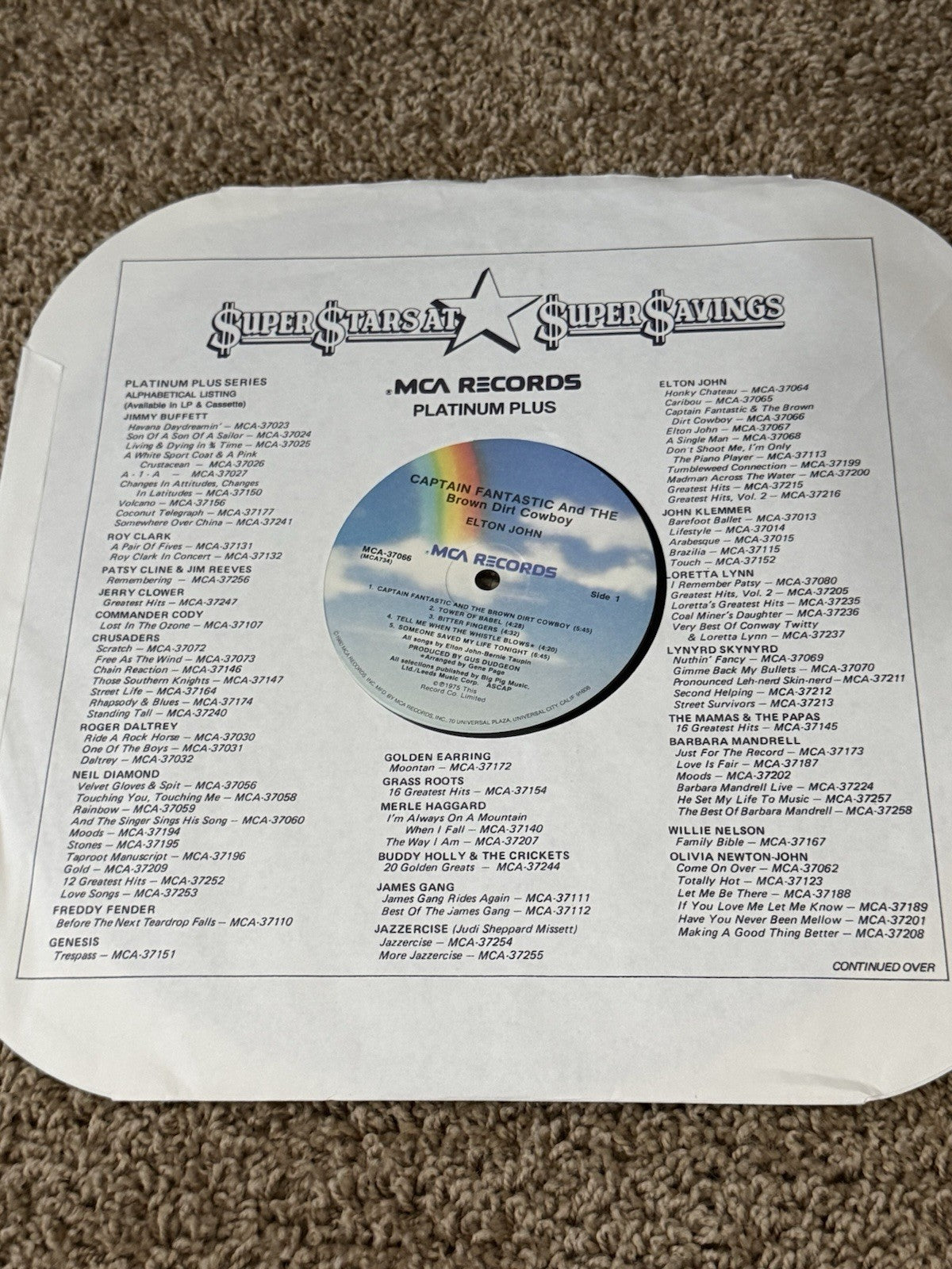 Elton John Vinyl 4 LPs Madman Dont Shoot Me Captain Fantastic Rock Westies