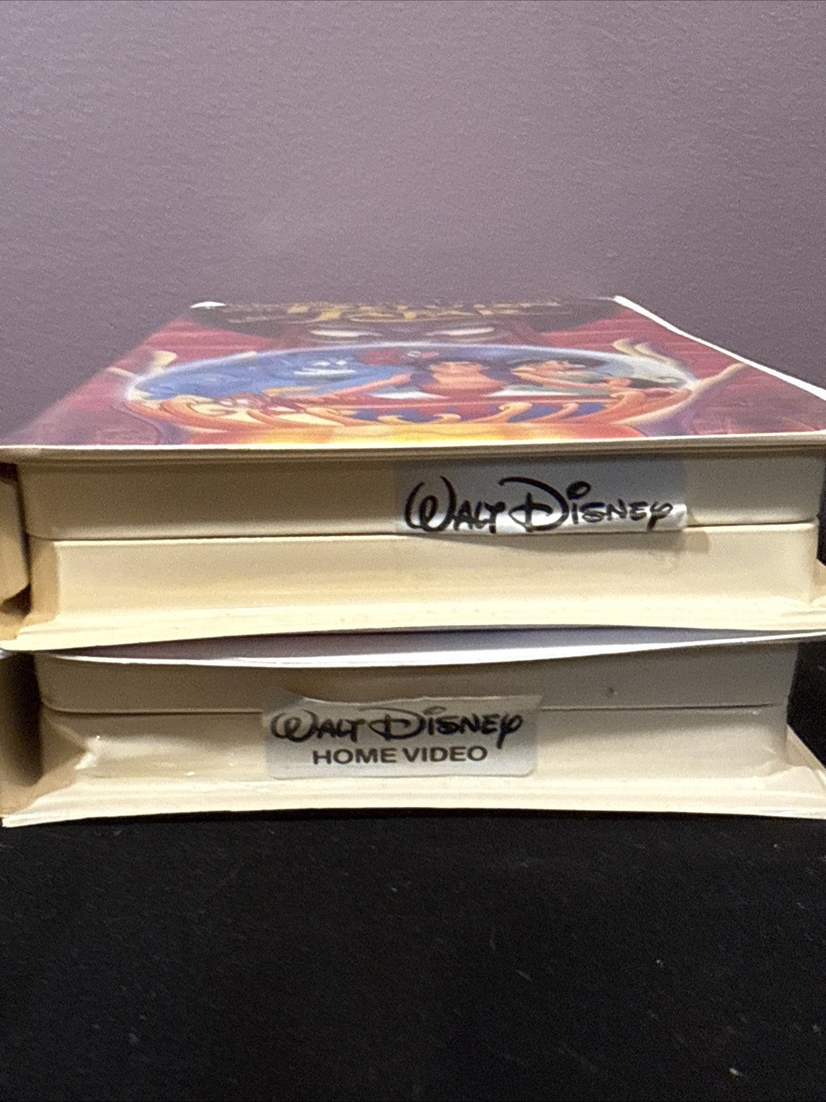Disney Aladdin VHS Lot Return of Jafar Animated Movie Tapes