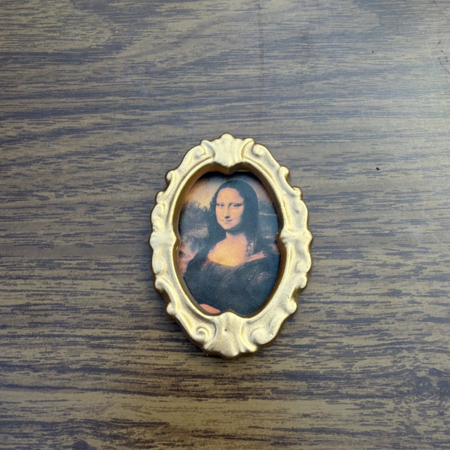 Mixed Miniatures Lot Dollhouse Resin Ceramic Wood Basket Mona Lisa Decor