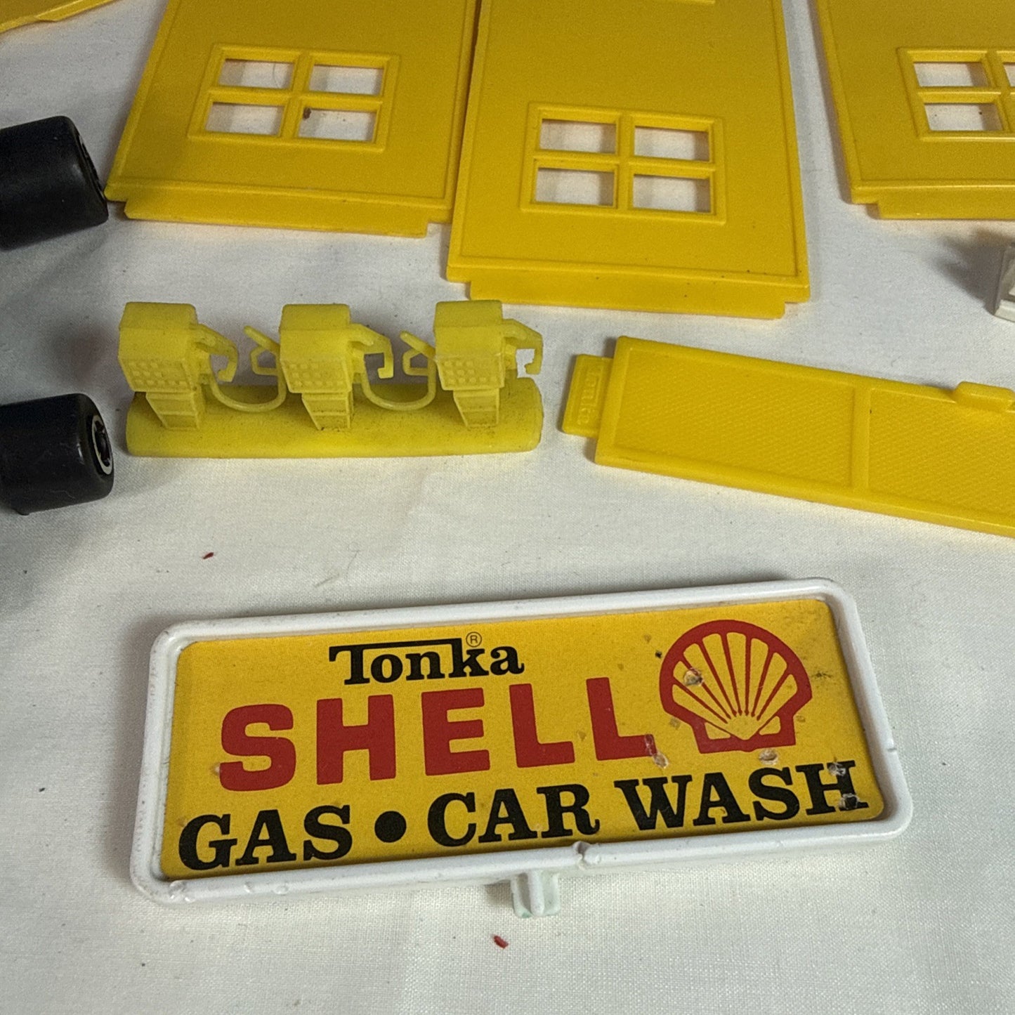 Vintage Tonka Builder Playset 5051 Shell Station Car Wash Parts Incomplete 1979