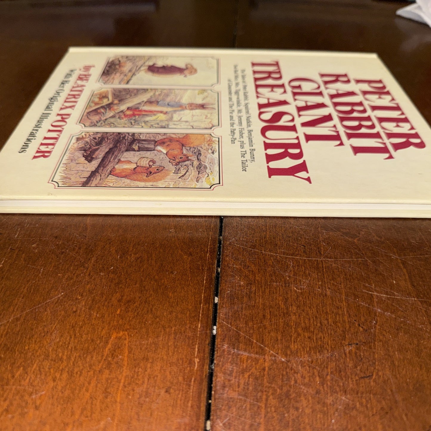 Vintage Giant Treasury Of Peter Rabbit Beatrix Potter 1980 Hardcover