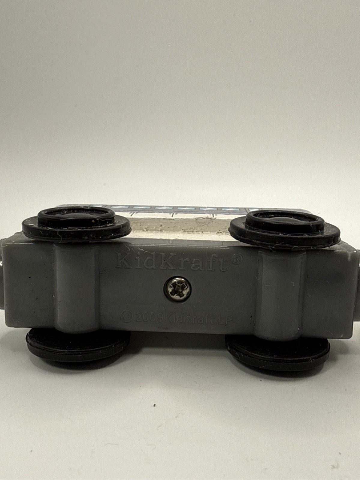 KidKraft Wooden Bullet Train Cars Magnetic Blue White Set